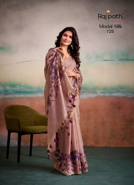 Sumitra Cotton by RajPath Modal Silk Printed Saree Best Wholesale Shop In Surat
